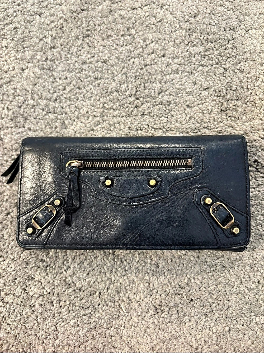 Balenciaga Classic Money Wallet Black